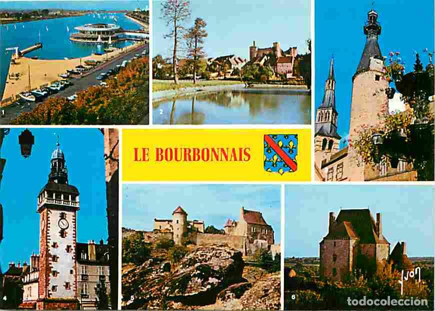 Postais: Francia - 03 - Allier - Bourbonnais - Multivues - Blasons - Flamme Postale - CPM - Voir Scans Recto-