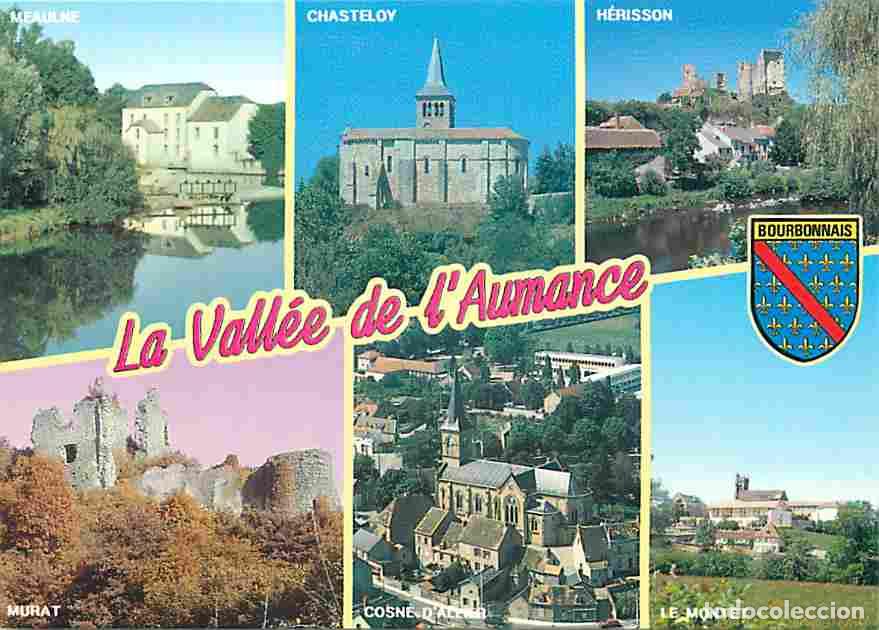 Postais: Francia - 03 - Allier - La Vall&eacute;e de l'Aumance - Multivues - Blasons - CPM - Voir Scans Recto-Verso