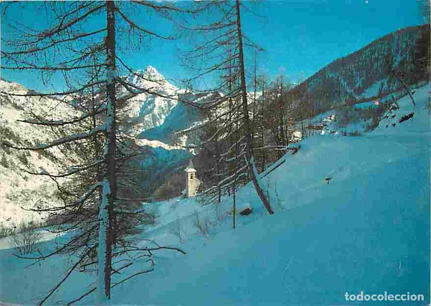Postais: Francia - 04 - Allos - Le Col d'Allos - Les Agneliers, permettant la jonction des stations de Pra-Lo