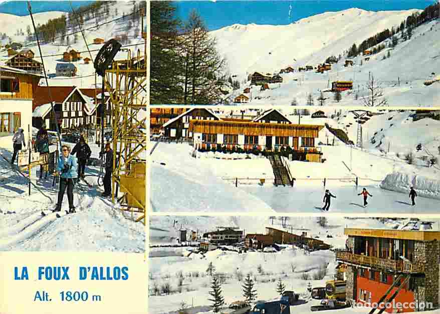 Postais: Francia - 04 - Allos - La Foux d'Allos - Station de Sports d'hiver - Multivues - Hiver - Neige - Fla