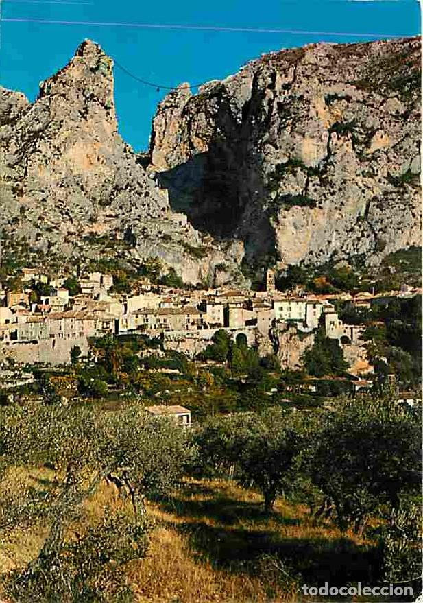 Postkarten: Francia - 04 - Moustiers Sainte Marie - Vue G&eacute;n&eacute;rale - Flamme Postale de Moustiers Sainte Marie - CP
