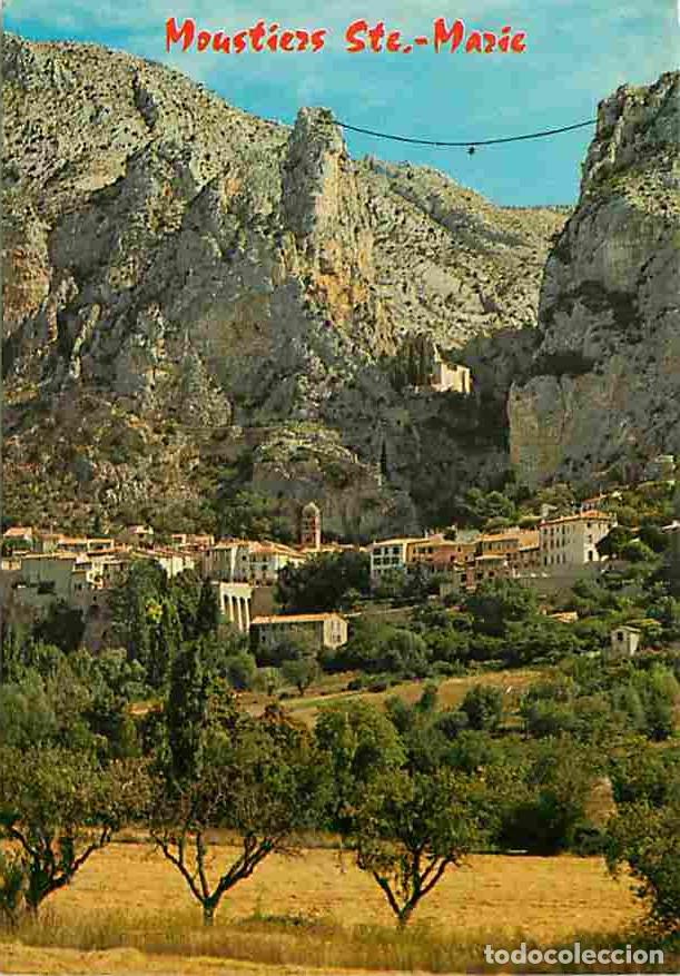 Postkarten: Francia - 04 - Moustiers Sainte Marie - Vue G&eacute;n&eacute;rale - Flamme Postale de P&eacute;lissanne - CPM - Voir Sca