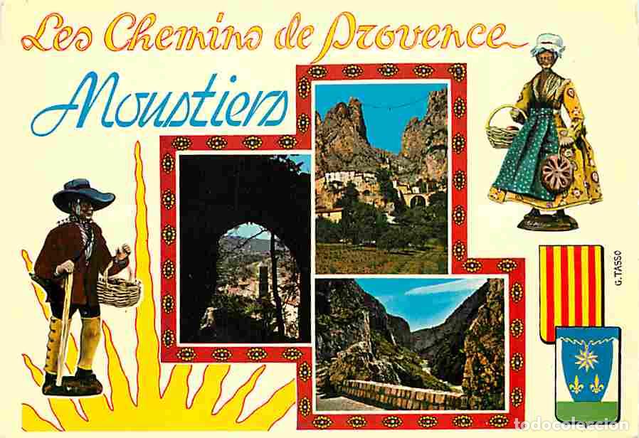 Postkarten: Francia - 04 - Moustiers Sainte Marie - Multivues - Santons de Provence - Blasons - CPM - Voir Scans