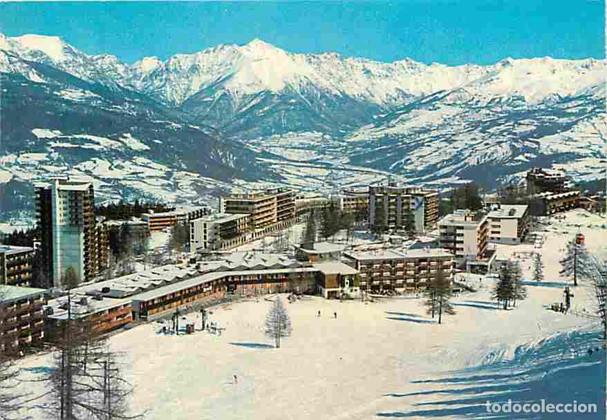 Postkarten: Francia - 04 - Pra Loup - La station Honor&eacute; Bonnet - Vue G&eacute;n&eacute;rale a&eacute;rienne - Hiver - Neige - CPM - V
