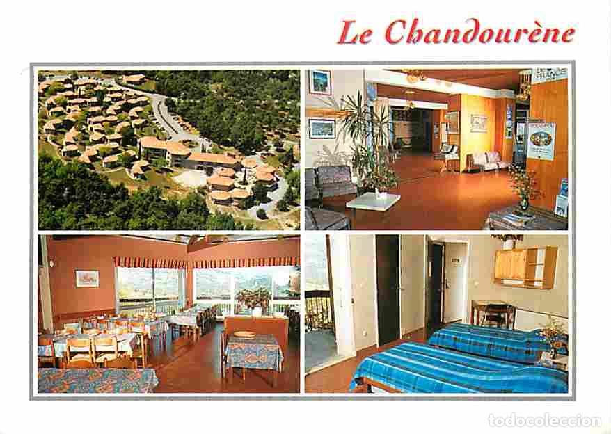 Postkarten: Francia - 04 - Champtercier - Village Vacances Renouveau Chandourene - Multivues - Flamme Postale de