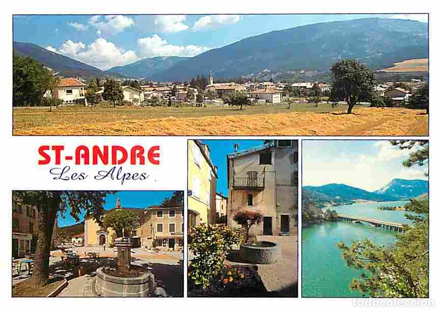 Postkarten: Francia - 04 - Saint Andr&eacute; les Alpes - Multivues - Flamme Postale de Saint Andr&eacute; les Alpes - CPM - V