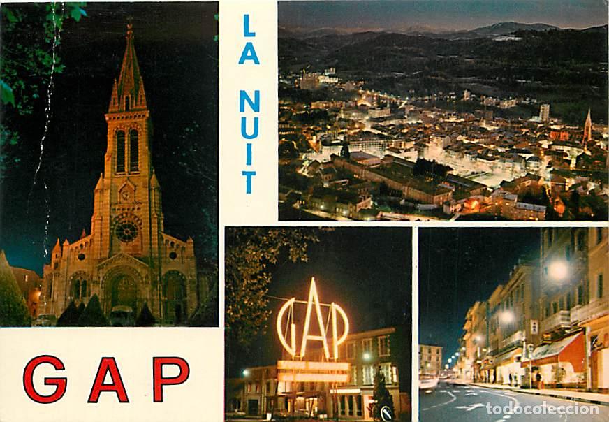 Postcards: Francia - 05 - Gap - Vue de Nuit - Multivues - Etat pli visible - CPM - Voir Scans Recto-Verso