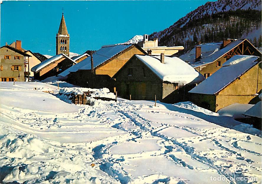 Postcards: Francia - 05 - Montgen&egrave;vre - Le village au soleil couchant - Hiver - Neige - CPM - Voir Scans Recto-