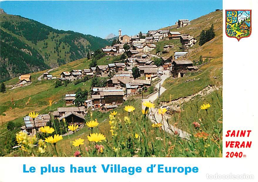 Postales: Francia - 05 - Saint V&eacute;ran - Vue G&eacute;n&eacute;rale - Blasons - Fleurs - CPM - Voir Scans Recto-Verso