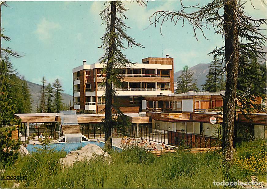 Postales: Francia - 05 - Vars les Claux - La Piscine et le Panestrel - Flamme Postale de Guillestre - CPM - Vo