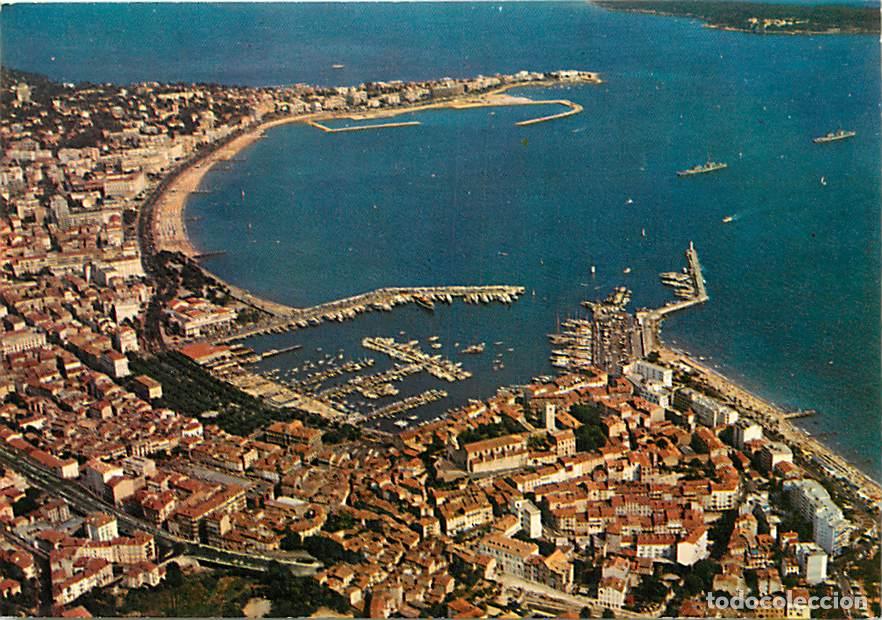 Postales: Francia - 06 - Cannes - Vue a&eacute;rienne - La Rade - Le Nouveau Port - Les Iles de L&eacute;rins - CPM - Carte