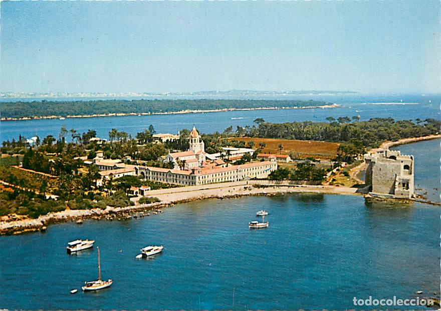 Postkarten: Francia - 06 - Ile Saint Honorat - Abbaye de Notre Dame de Lerins - Vue G&eacute;n&eacute;rale a&eacute;rienne - CPM - Ca