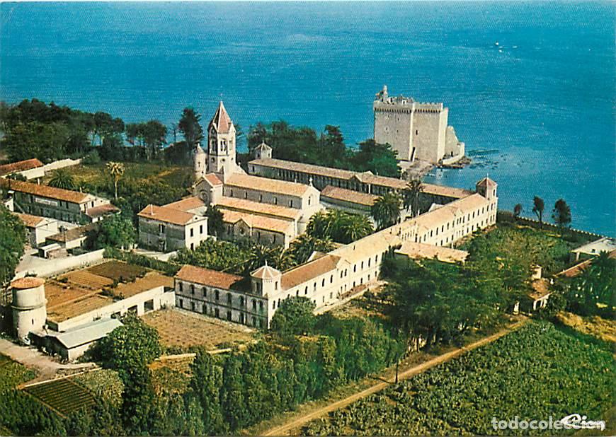 Postkarten: Francia - 06 - Ile Saint Honorat - Abbaye de Notre Dame de Lerins - Vue G&eacute;n&eacute;rale a&eacute;rienne - CPM - Ca