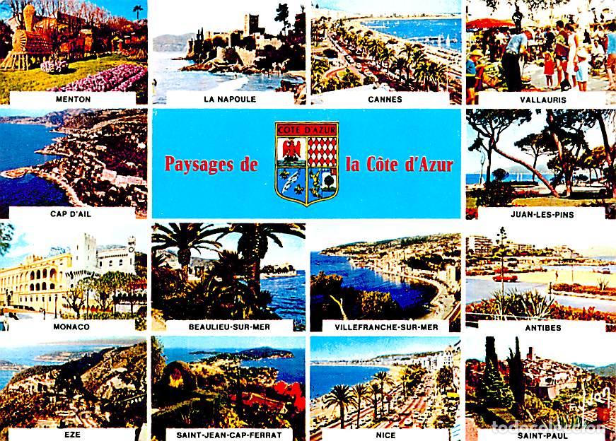Postales: Francia - 06 - Alpes Maritimes - La Cote d'Azur - Multivues - Blasons - CPM - Carte Neuve - Voir Sca