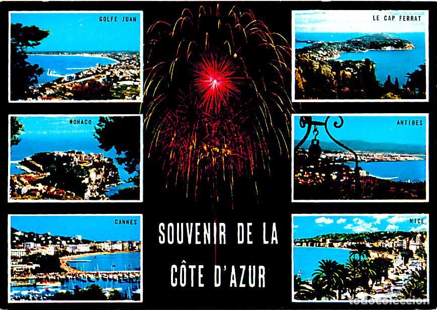 Postales: Francia - 06 - Alpes Maritimes - La Cote d'Azur - Multivues - Feu d'artifices - CPM - Carte Neuve -