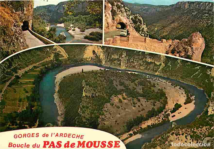 Postkarten: Francia - 07 - Ard&egrave;che - Gorges de l'Ard&egrave;che - Boucle du Pas de Mousse - Multivues - CPM - Voir Scan