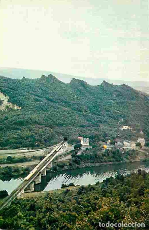 Postais: Francia - 08 - Les Quatre Fils Aymon - Ligne de M&eacute;zi&egrave;res-Charleville &agrave; Givet - Travers&eacute;e de la Meuse