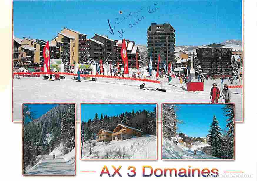 Postkarten: Francia - 09 - Ax les Thermes - 3 Domaines - Multivues - Hiver - Neige - Skieurs - CPM - Voir Scans
