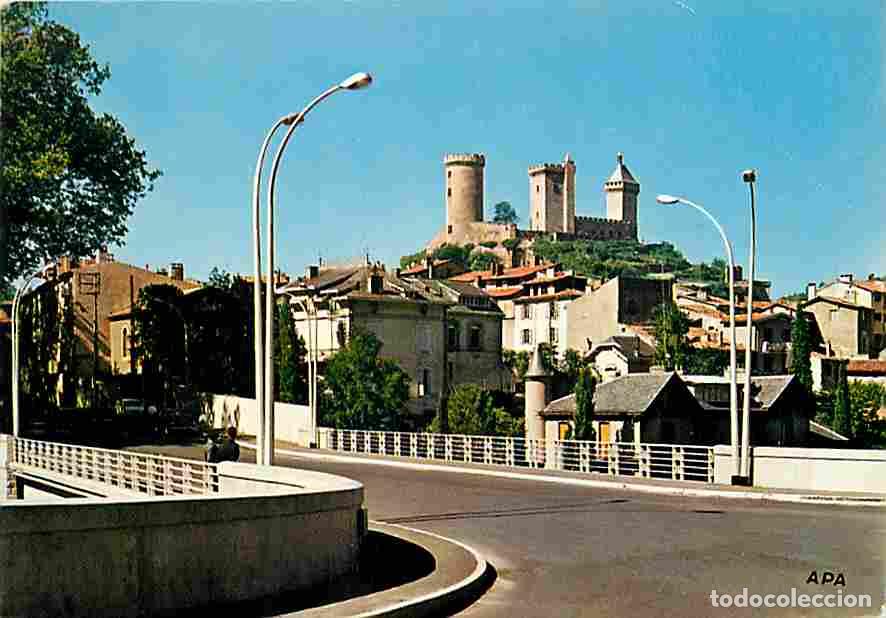 Postkarten: Francia - 09 - Foix - Le Ch&acirc;teau et le nouveau pont sur l'Ari&egrave;ge - CPM - Voir Scans Recto-Verso