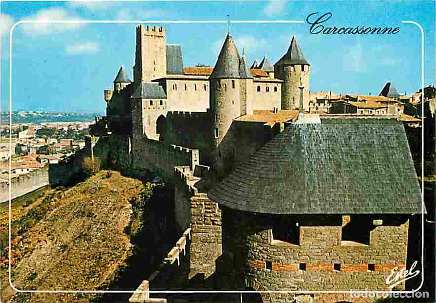 Postales: Francia - 11 - Carcassonne - La Cit&eacute; m&eacute;di&eacute;vale - Le Ch&acirc;teau Comtal - La tour du Four Saint-Nazaire -