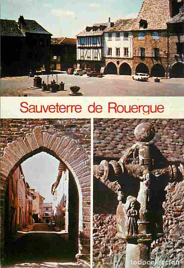 Postkarten: Francia - 12 - Sauveterre de Rouergue - Multivues - Automobiles - Carte Neuve - CPM - Voir Scans Rec