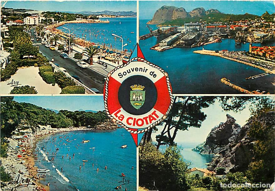 Cartes Postales: Francia - 13 - La Ciotat - Multivues - La Plage - Chantiers Navals - Calanque du Liouquet - Calanque