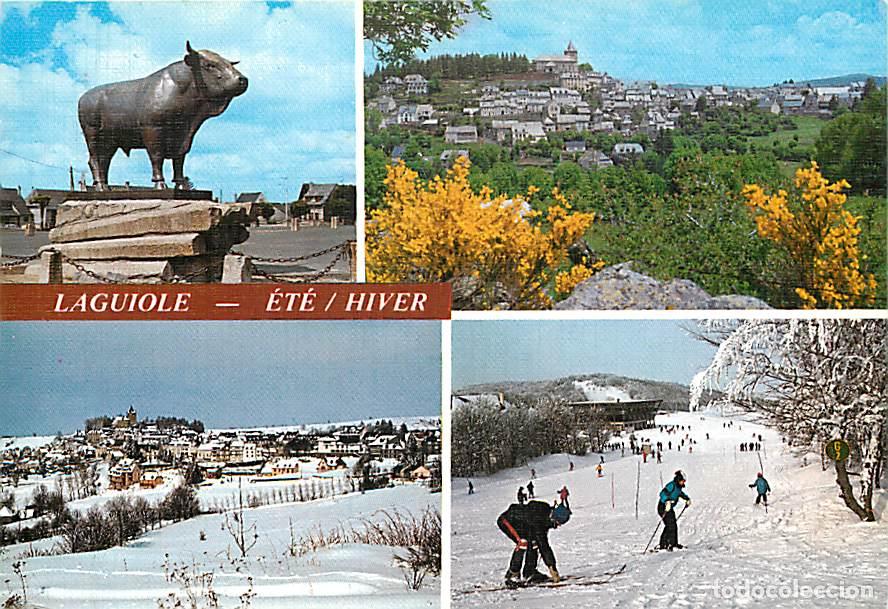 Cartes Postales: Francia - 12 - Laguiole - Multivues - Hiver - Neige - Skieurs - CPM - Voir Scans Recto-Verso