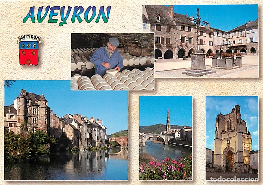 Cartes Postales: Francia - 12 - Aveyron - Multivues - Blasons - Fromages - Fromager - CPM - Voir Scans Recto-Verso