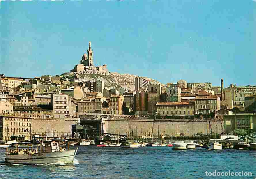 Cartes Postales: Francia - 13 - Marseille - Le Vieux Port - Notre Dame de la Garde - Abbaye Saint Victor - CPM - Voir