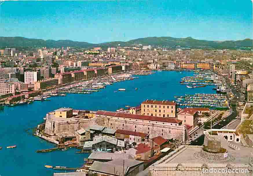 Cartes Postales: Francia - 13 - Marseille - Le Vieux Port - Vue G&eacute;n&eacute;rale - Flamme Postale - CPM - Voir Scans Recto-Ve