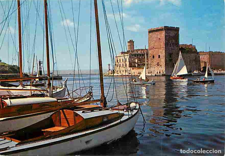 Cartes Postales: Francia - 13 - Marseille - Entr&eacute;e du Port - Fort Saint Jean - Bateaux - CPM - Voir Scans Recto-Verso