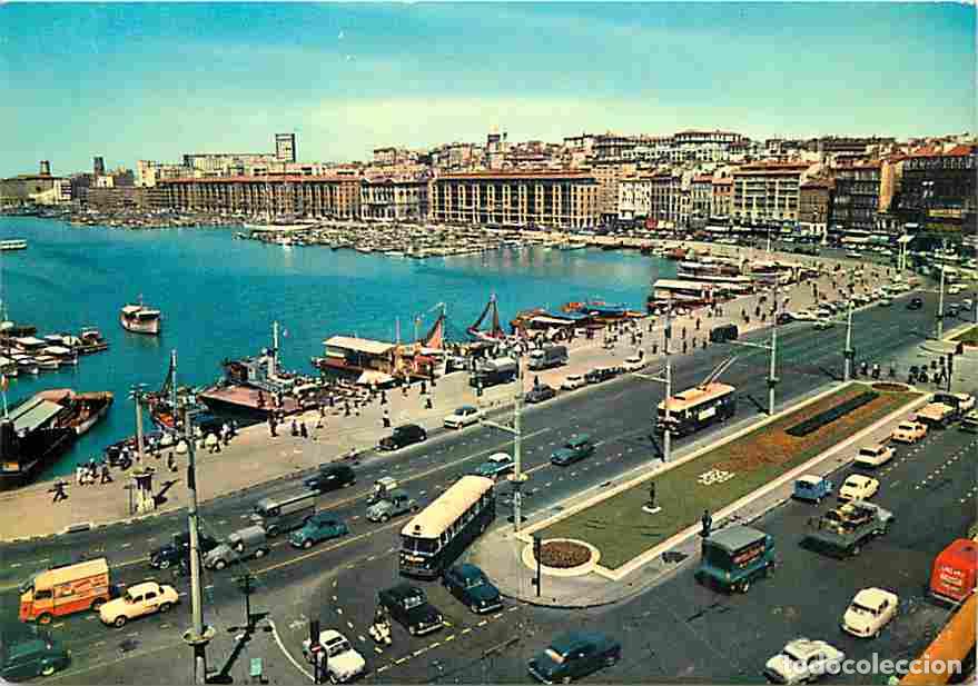 Cartes Postales: Francia - 13 - Marseille - Le Vieux Port - Le Quai des Belges - Quai du Port - Automobiles - Bateaux