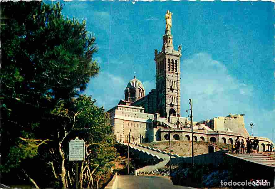 Cartes Postales: Francia - 13 - Marseille - Notre Dame de la Garde - Flamme Postale - CPM - Voir Scans Recto-Verso