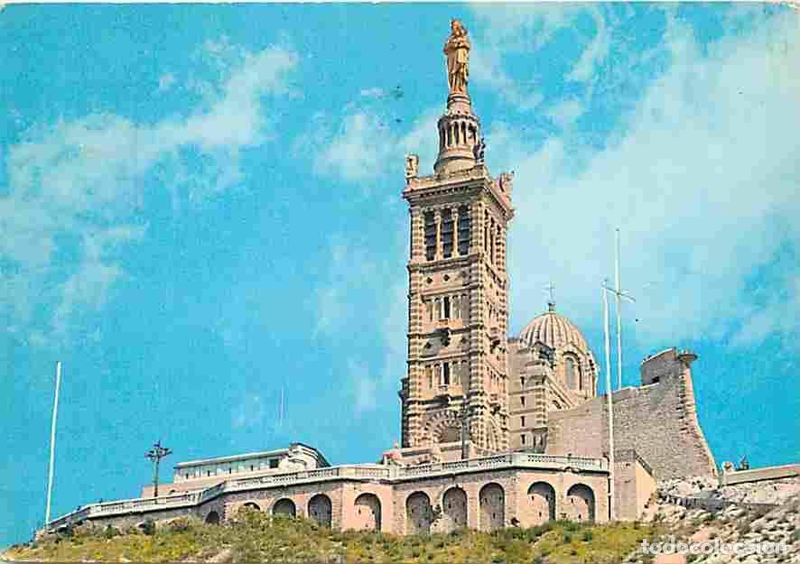 Cartes Postales: Francia - 13 - Marseille - Notre Dame de la Garde - Flamme Postale - CPM - Voir Scans Recto-Verso