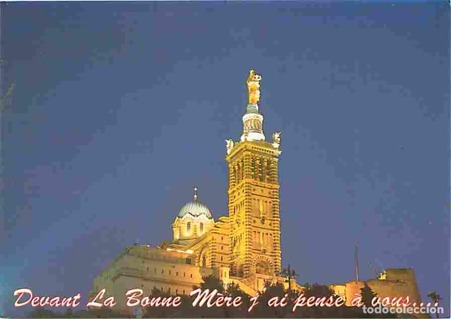 Cartes Postales: Francia - 13 - Marseille - Notre Dame de la Garde - Vue de Nuit - CPM - Voir Scans Recto-Verso
