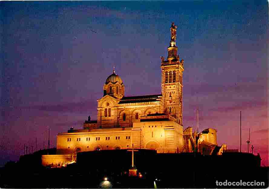 Cartes Postales: Francia - 13 - Marseille - Notre Dame de la Garde - Vue de Nuit - CPM - Voir Scans Recto-Verso