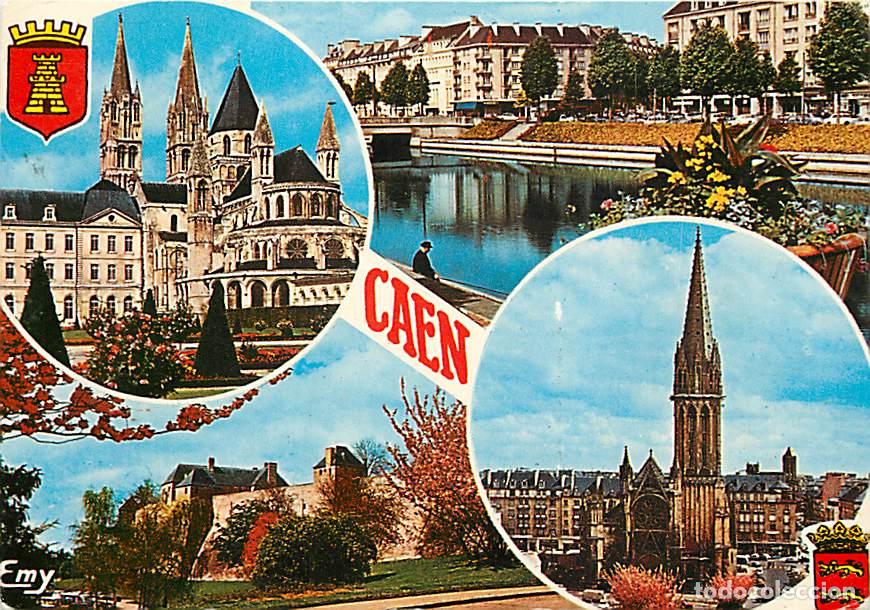 Cartes Postales: Francia - 14 - Caen - Multivues - Blasons - CPM - Voir Scans Recto-Verso