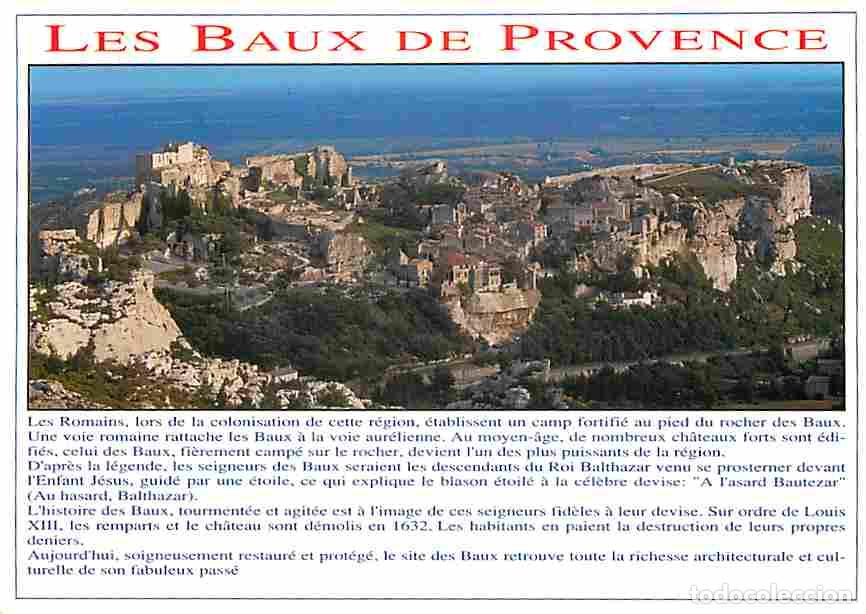 Cartes Postales: Francia - 13 - Les Baux de Provence - Vue G&eacute;n&eacute;rale - Flamme Postale - CPM - Voir Scans Recto-Verso
