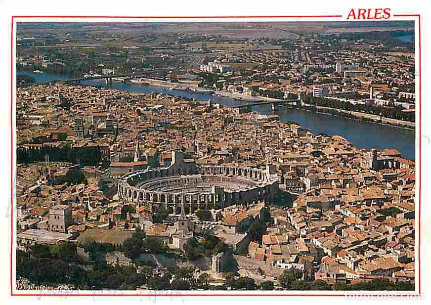 Postais: Francia - 13 - Arles - Vue G&eacute;n&eacute;rale a&eacute;rienne - Flamme Postale - CPM - Voir Scans Recto-Verso