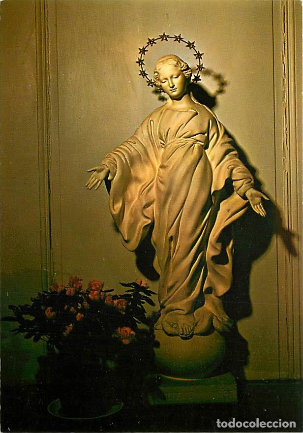Postais: Francia - 14 - Lisieux - Le Carmel - Int&eacute;rieur de la chapelle - statue miraculeuse de la Vierge du S