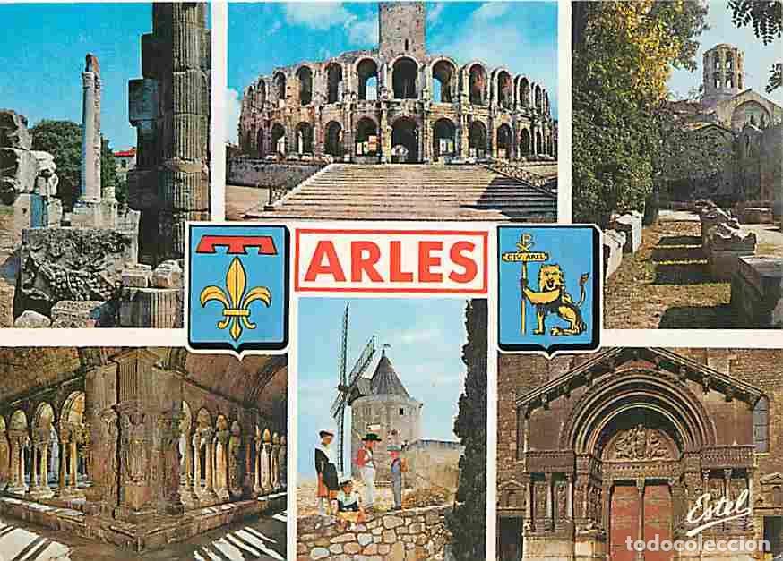 Postais: Francia - 13 - Arles - Multivues - Blasons - CPM - Voir Scans Recto-Verso