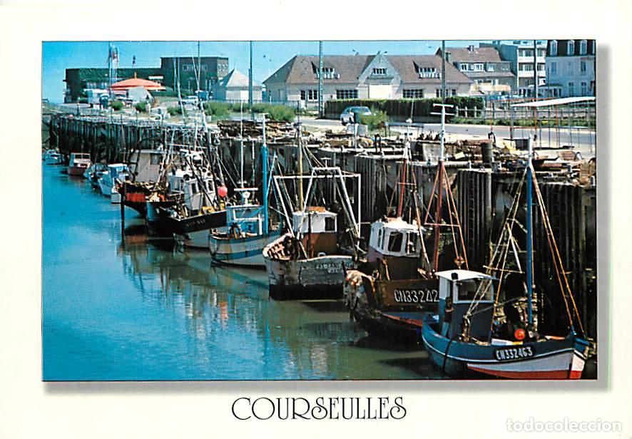 Cartes Postales: Francia - 14 - Courseulles sur Mer - Le chenal &agrave; mar&eacute;e basse - Bateaux - CPM - Voir Scans Recto-Vers