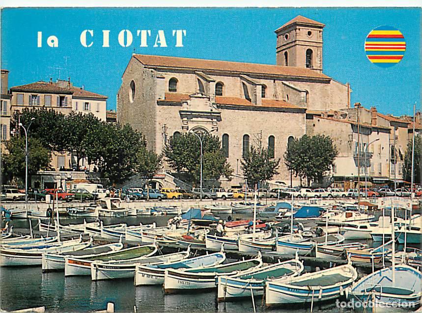 Cartoline: Francia - 13 - La Ciotat - Un coin du port - l'Eglise Notre Dame - Bateaux - Blasons - CPM - Voir Sc