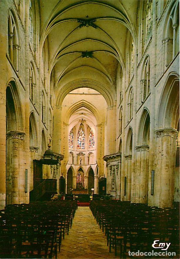 Cartoline: Francia - 14 - Saint Pierre sur Dives - Int&eacute;rieur de l'Eglise Abbatiale - Carte Neuve - CPM - Voir S