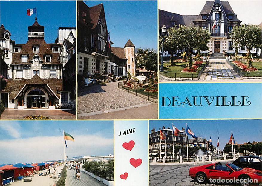 Postales: Francia - 14 - Deauville - Multivues - Automobiles - Ferrari - Carte Neuve - CPM - Voir Scans Recto-