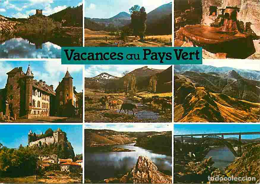 Postales: Francia - 15 - Cantal - Pays Vert - Multivues - Vaches - Carte Neuve - CPM - Voir Scans Recto-Verso