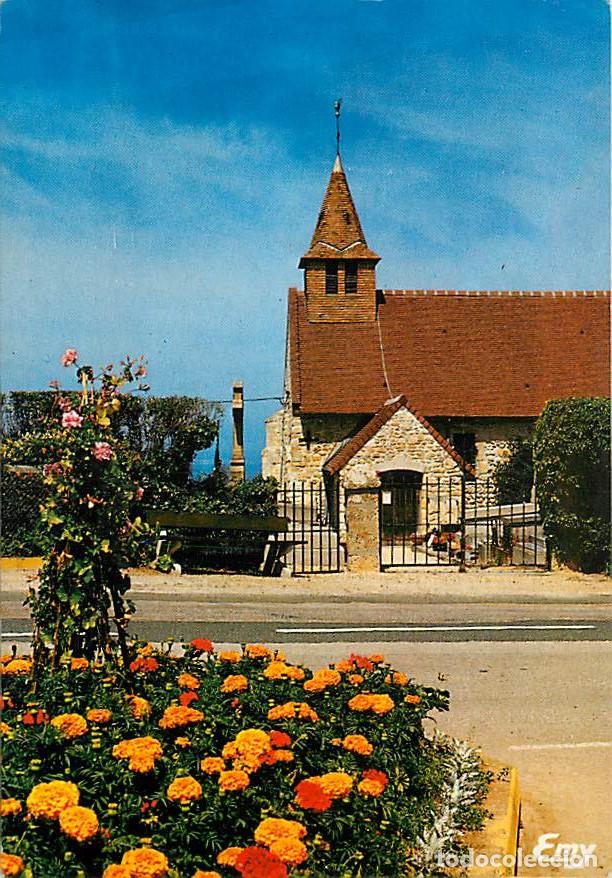 Postales: Francia - 14 - Berni&egrave;res sur Mer - La chapelle Saint-Christophe - Fleurs - CPM - Voir Scans Recto-Ve