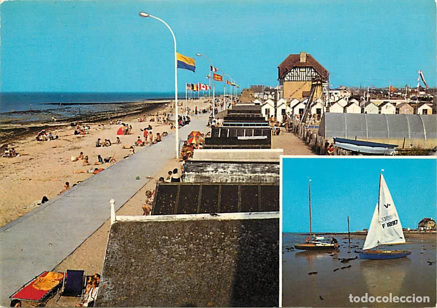 Postales: Francia - 14 - Berni&egrave;res sur Mer - Multivues - Sc&egrave;nes de Plage - Flamme Postale de Berni&egrave;res sur Mer