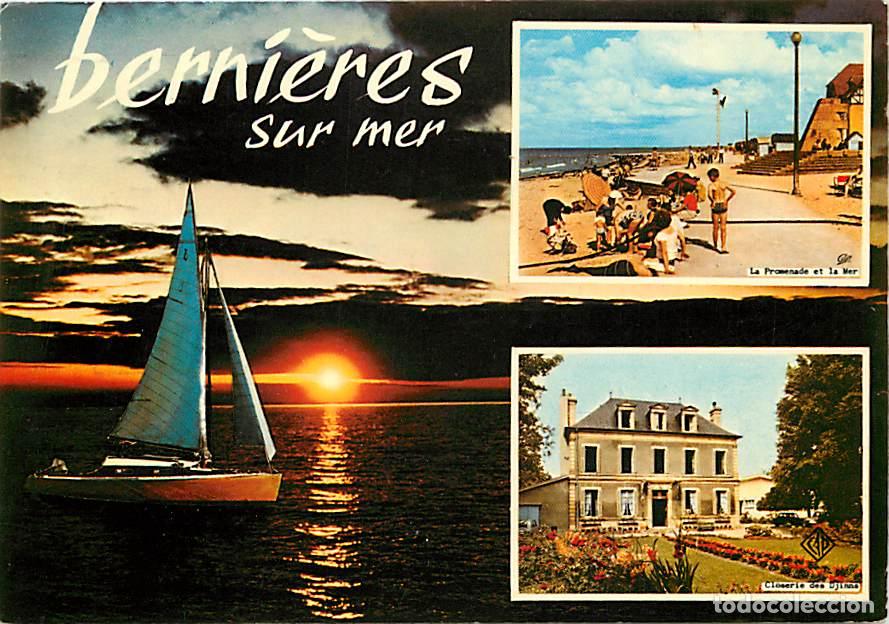 Postales: Francia - 14 - Berni&egrave;res sur Mer - Multivues - Coucher de Soleil - CPM - Voir Scans Recto-Verso