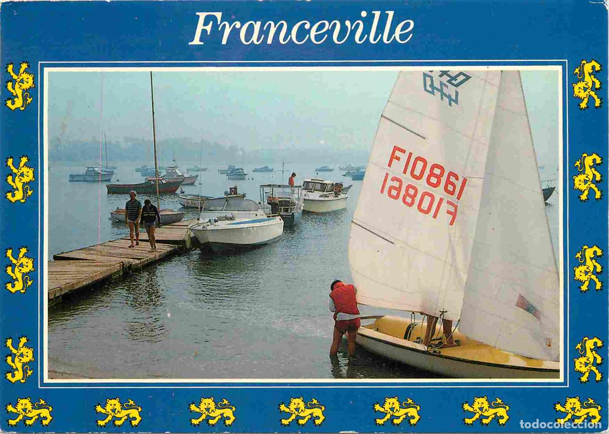 Postales: Francia - 14 - Franceville - Le port des yachts et le ponton - CPM - Voir Scans Recto-Verso